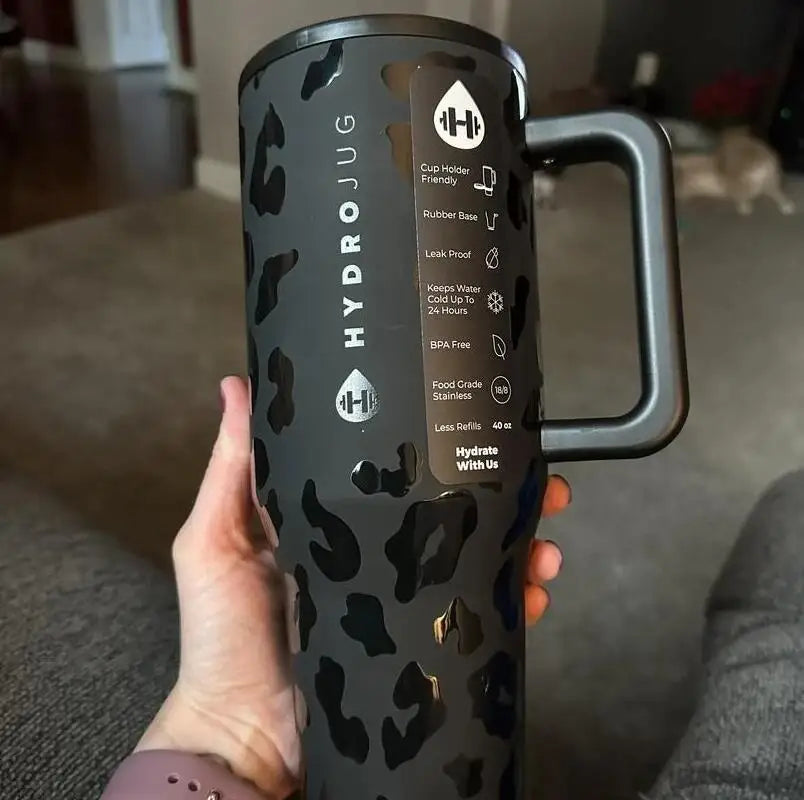 Traveler 32OZ tumbler Straw Lid Stainless Steel Vacuum Insulated Car Mug Double Wall Thermal Iced Travel