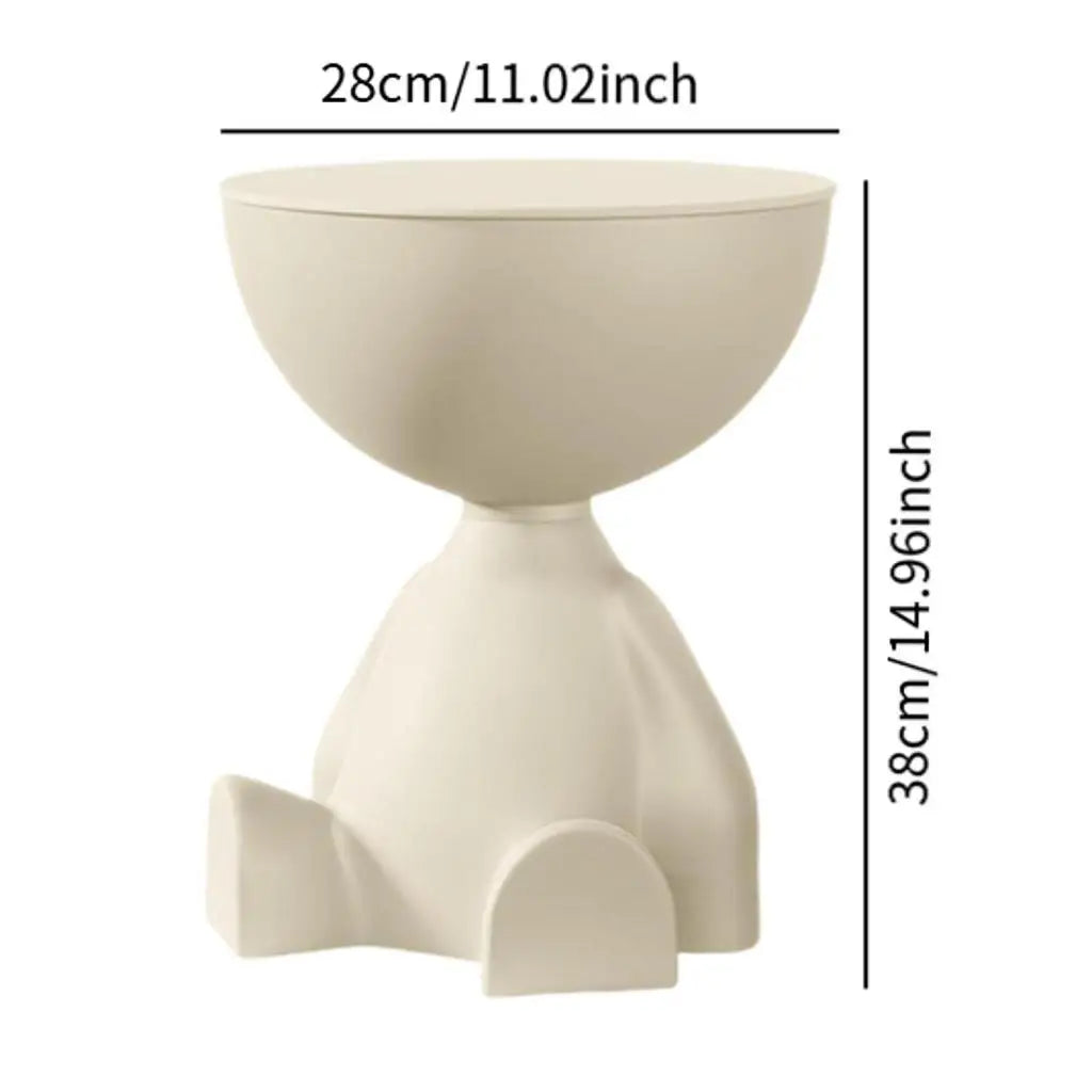 Side Table Flat Head Bedside Table Household Sofa Side Rack Bedroom Balcony Movable Mini Table Small Apartment Movable Tea Table