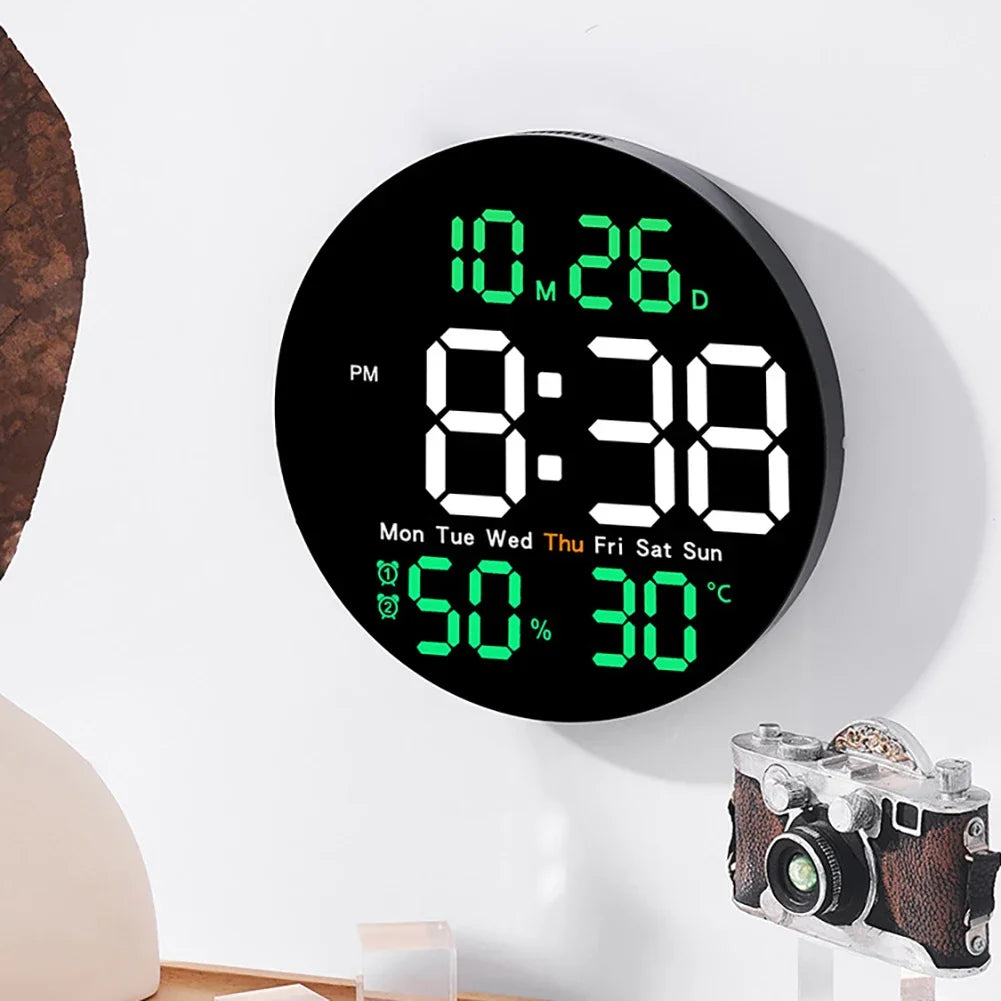 Digital Wall Clocks Large Screen With Timing Countdown Function Clocks For Home Bedroom Living Room Office Home Decoration