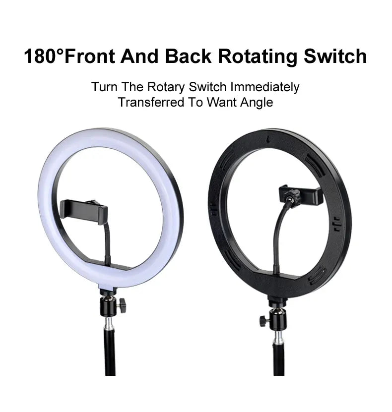 Ring Lights Three Color Temperature in10 inches 12inches and 14inches Set