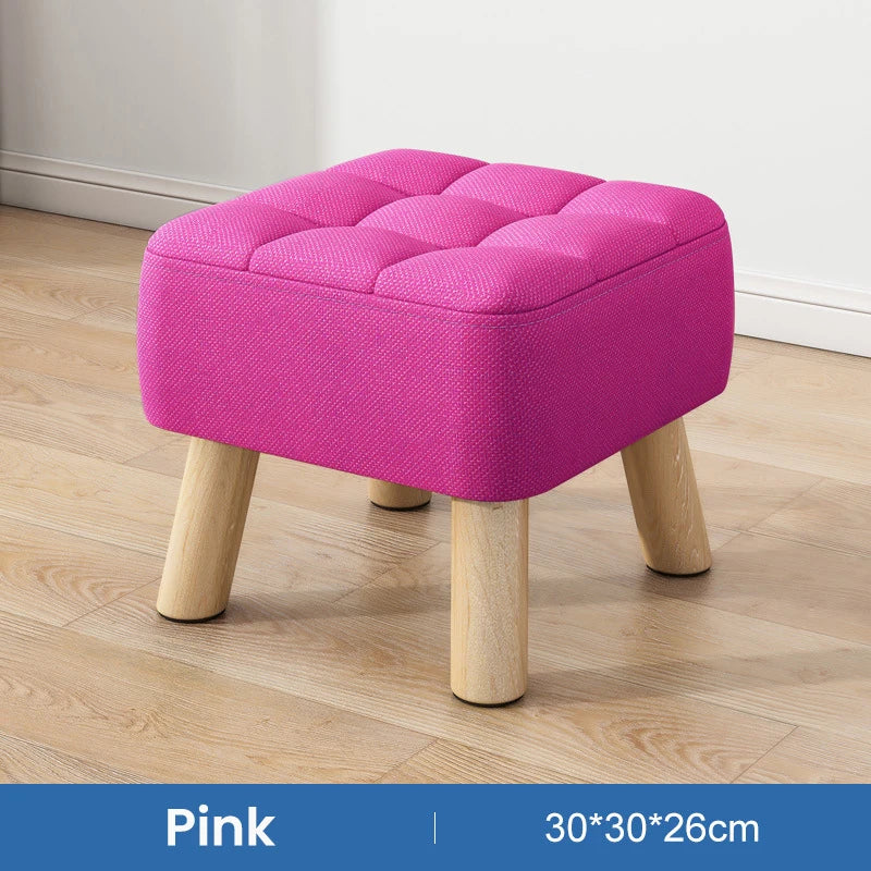 Ottoman Foot Rest Stool Hallway Ottoman Home Decor Furniture Stool Small Wooden Stools Sofa Ottomans Foot Rest Stools