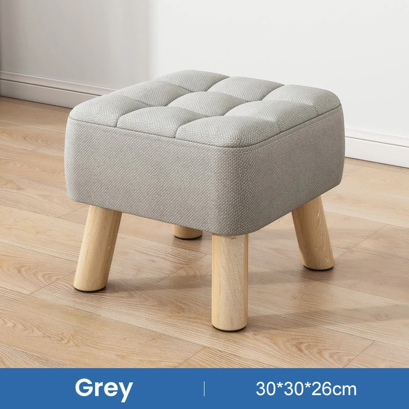 Ottoman Foot Rest Stool Hallway Ottoman Home Decor Furniture Stool Small Wooden Stools Sofa Ottomans Foot Rest Stools