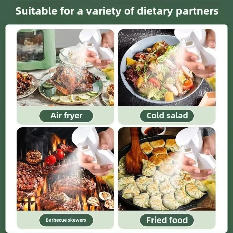 Oil Bottle Sprinkler Kitchen Gadgets Baking Condiment Bottles Cookware Bbq Refillable Barbecue Kitchen Utensils Grill Spray Bar