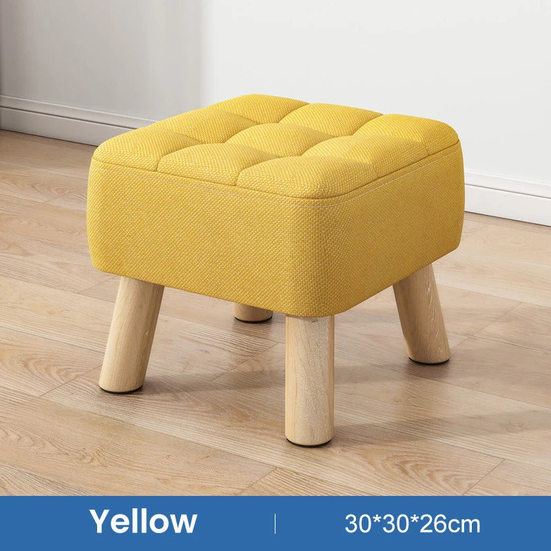 Ottoman Foot Rest Stool Hallway Ottoman Home Decor Furniture Stool Small Wooden Stools Sofa Ottomans Foot Rest Stools