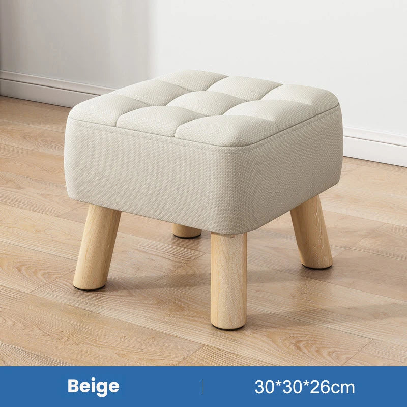 Ottoman Foot Rest Stool Hallway Ottoman Home Decor Furniture Stool Small Wooden Stools Sofa Ottomans Foot Rest Stools