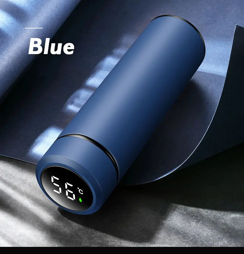 Smart Thermos Cup With Temperature Display 304 Stainless Steel Insulated Water Cup Business Gift Smart Temperature Bottles Water
