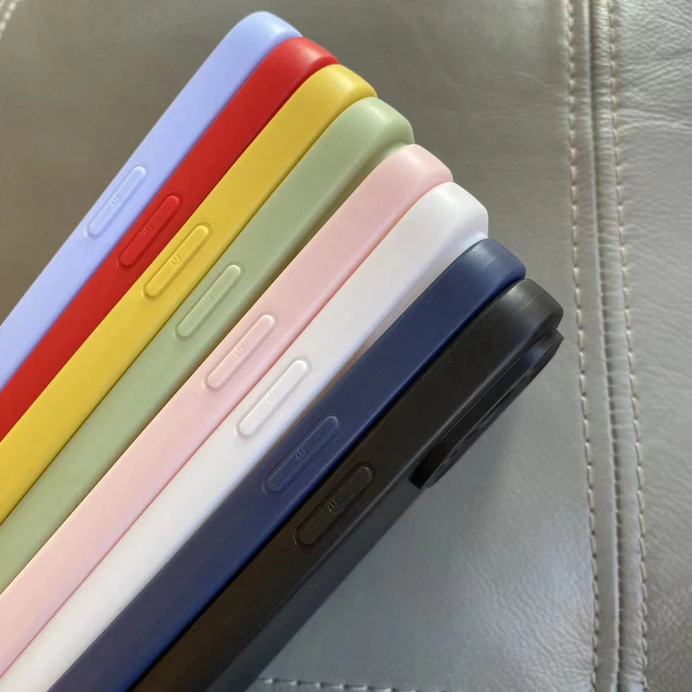 Luxury Matte Silicone Case For iphone 15 Pro Max 15 Plus Phone Cover For iphone15 Pro Max Soft TPU Back Cover Fundas