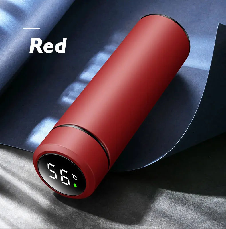 Smart Thermos Cup With Temperature Display 304 Stainless Steel Insulated Water Cup Business Gift Smart Temperature Bottles Water