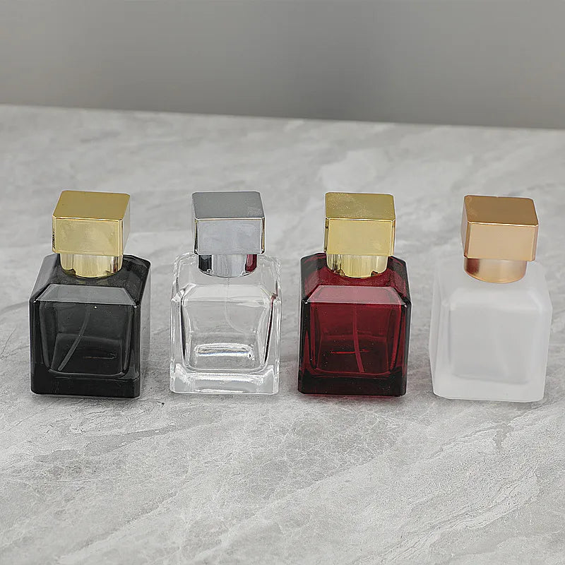 Perfume Bottle Spray 50ml High-end Glass Portable Travel Delicate Perfume Bottle Empty Bottle Dispenser