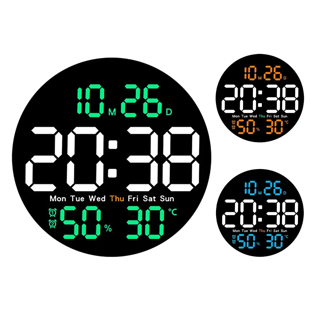 Digital Wall Clocks Large Screen With Timing Countdown Function Clocks For Home Bedroom Living Room Office Home Decoration
