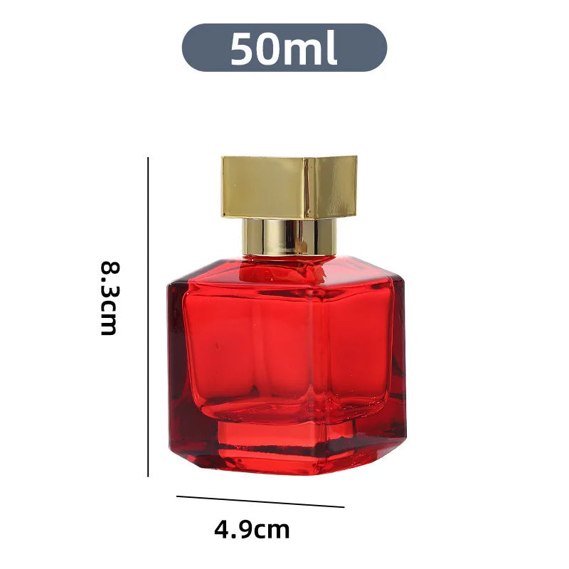 Perfume Bottle Spray 50ml High-end Glass Portable Travel Delicate Perfume Bottle Empty Bottle Dispenser