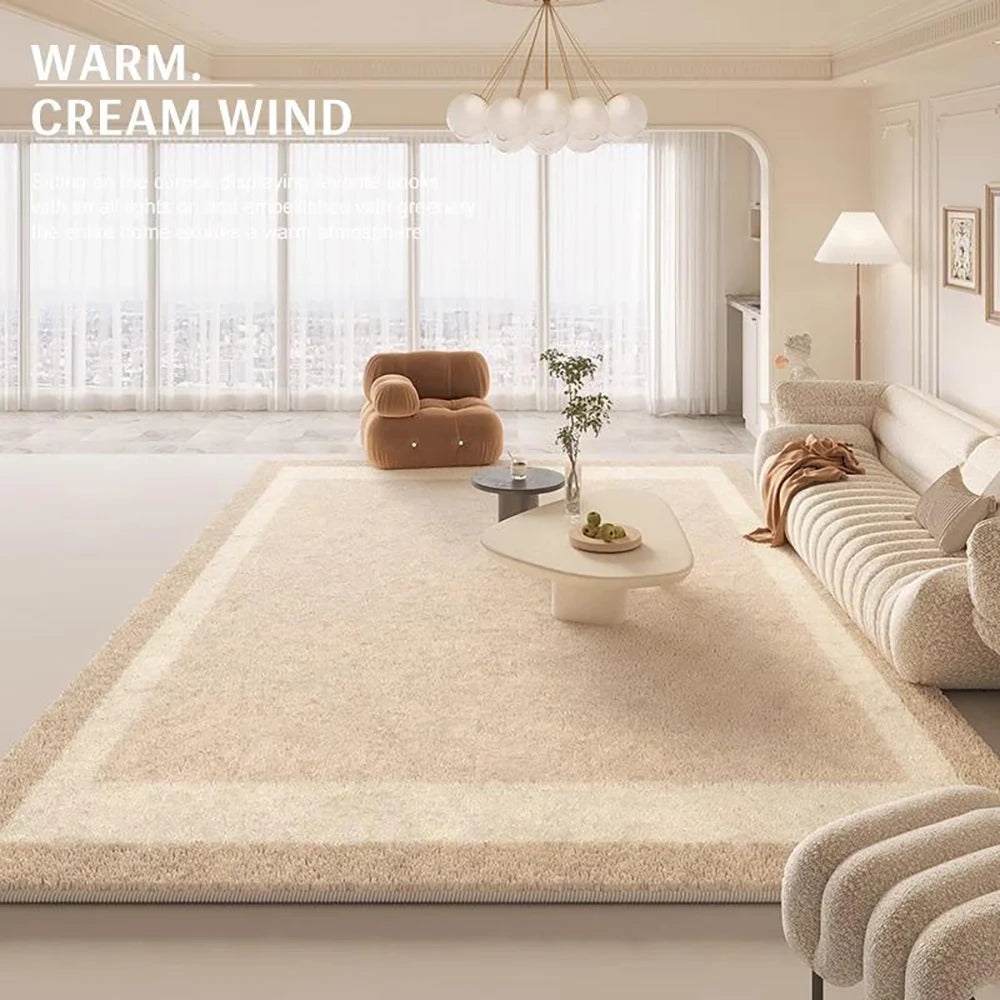 VIKAMA 1pc Rugs Living Room Premium Light Luxury Coffee Table Carpet Home Nordic Ins Style Bedroom Floor Mats