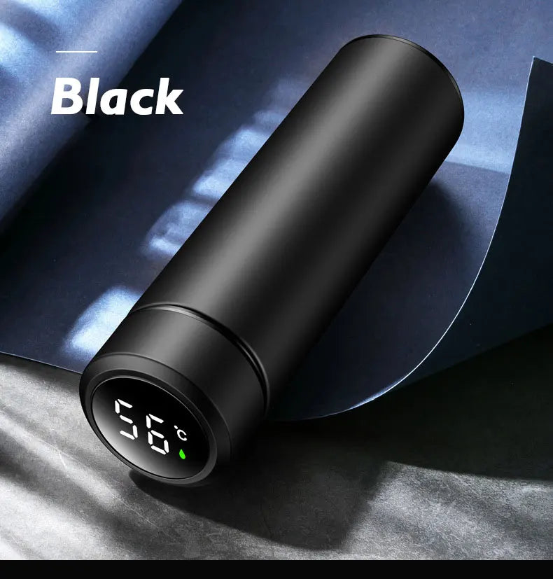 Smart Thermos Cup With Temperature Display 304 Stainless Steel Insulated Water Cup Business Gift Smart Temperature Bottles Water