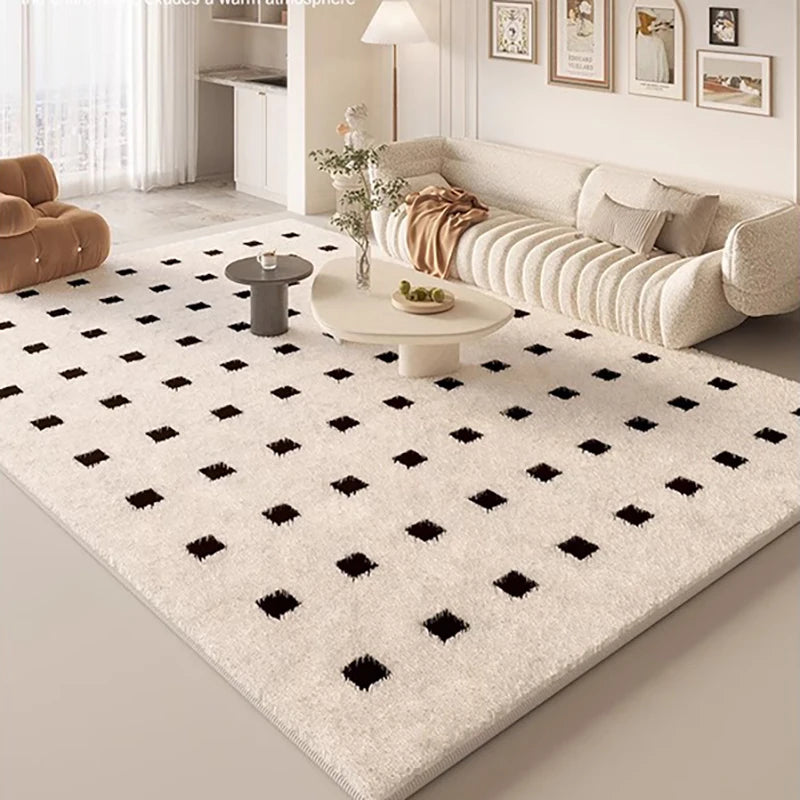 VIKAMA 1pc Rugs Living Room Premium Light Luxury Coffee Table Carpet Home Nordic Ins Style Bedroom Floor Mats