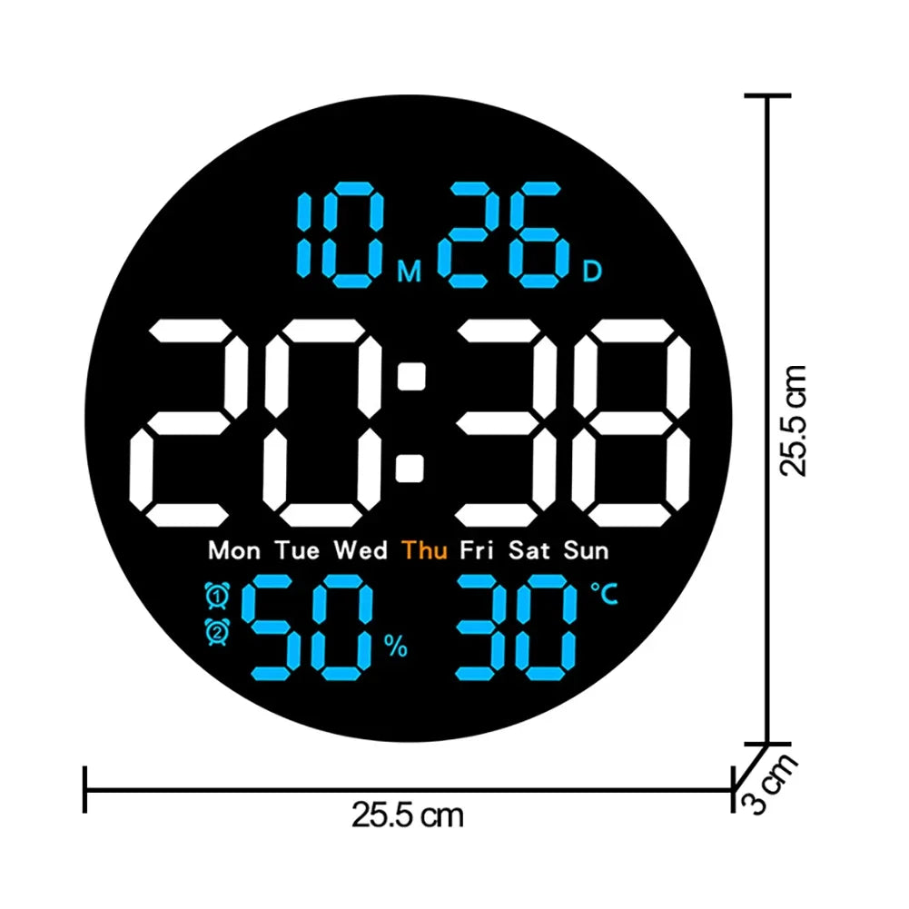 Digital Wall Clocks Large Screen With Timing Countdown Function Clocks For Home Bedroom Living Room Office Home Decoration