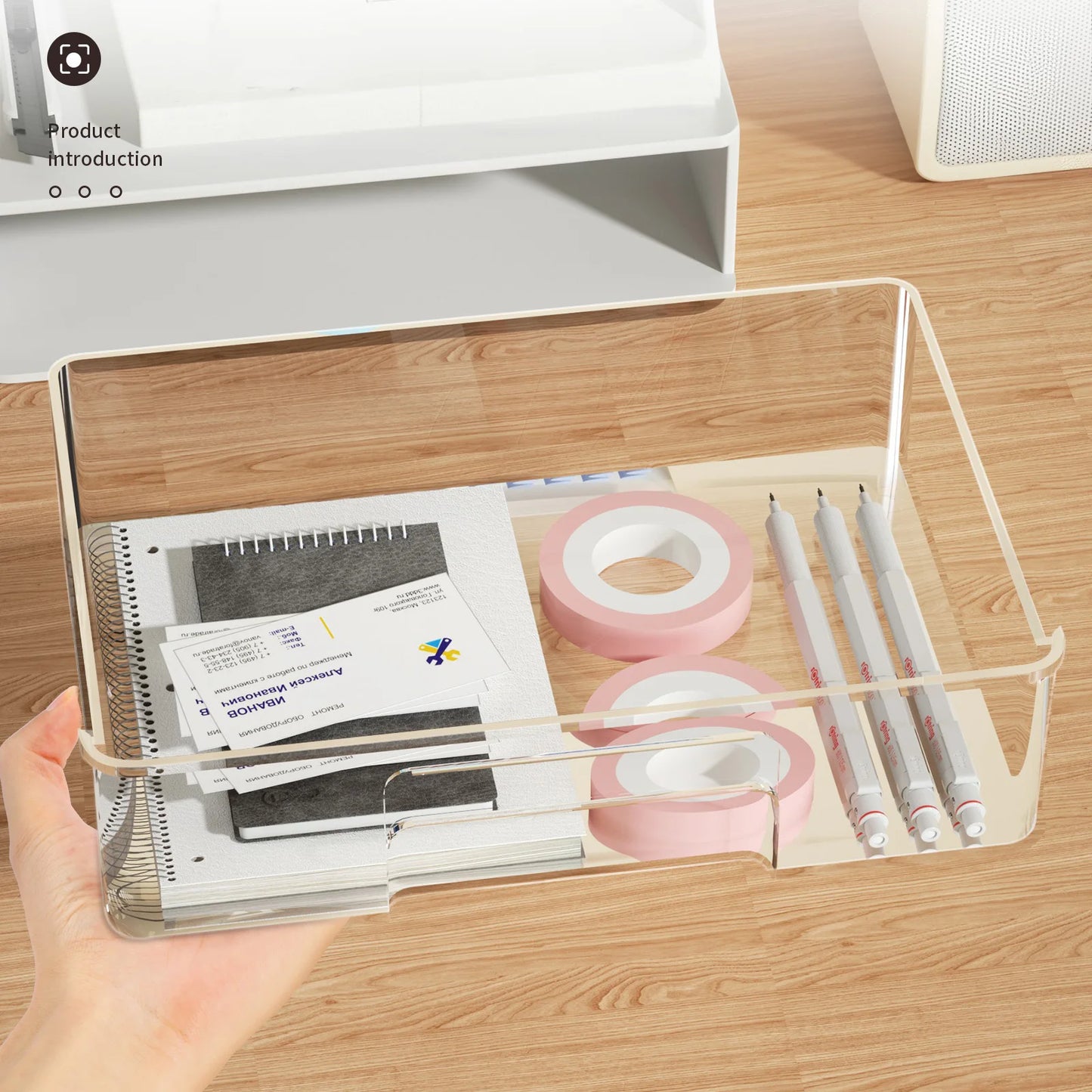 Office Desk Organizer Stationery Supplies Organizers Storage Setup Accessories Deskto Pen Holders Pink Gadgets