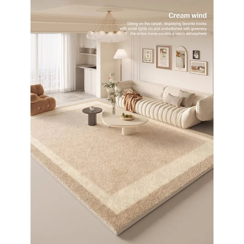 VIKAMA 1pc Rugs Living Room Premium Light Luxury Coffee Table Carpet Home Nordic Ins Style Bedroom Floor Mats