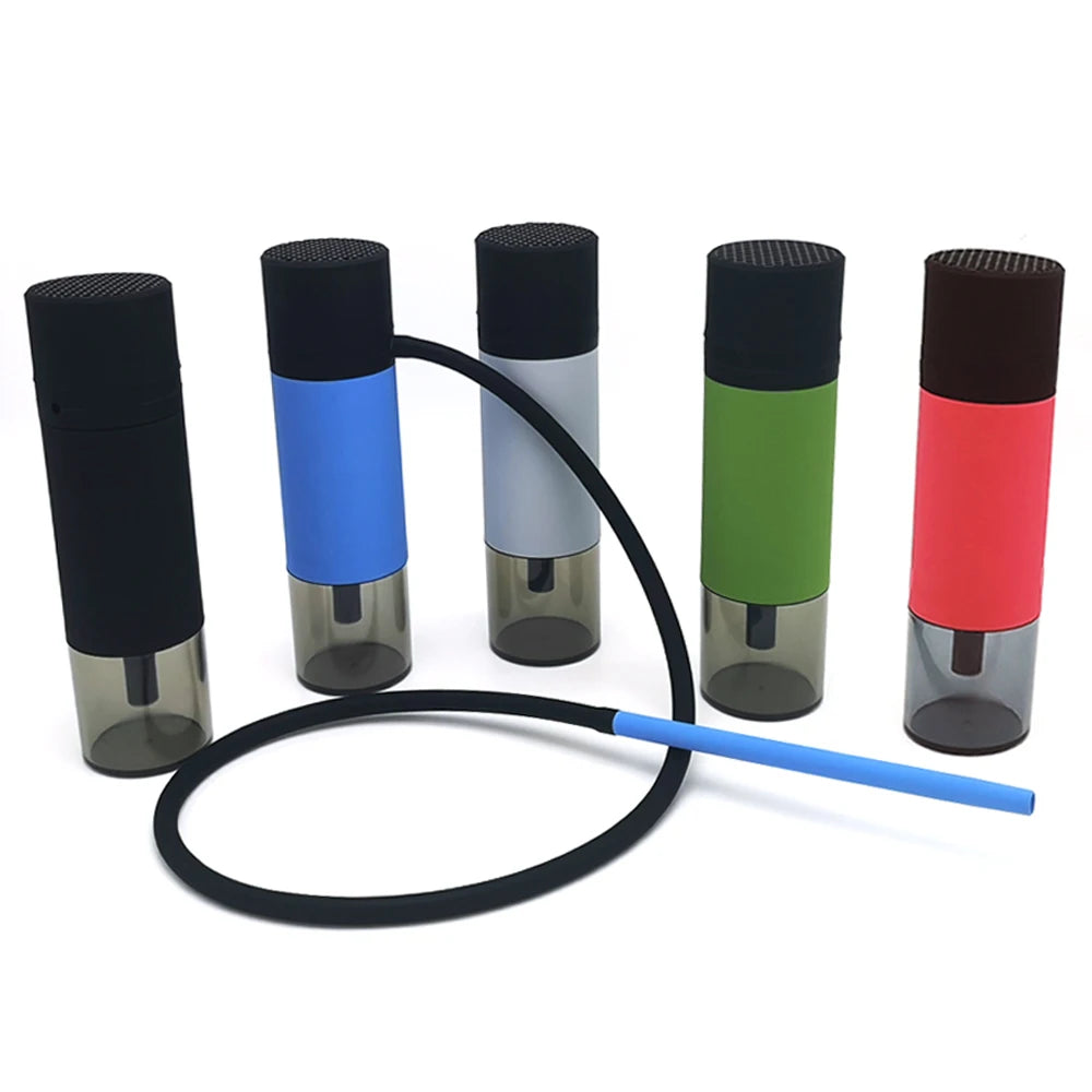 Portable Car Hookah Complete Small Cup Shisha Set with Protective Wind Cover Small Narguile Chicha Soft Touch LOMINT LM-OT005