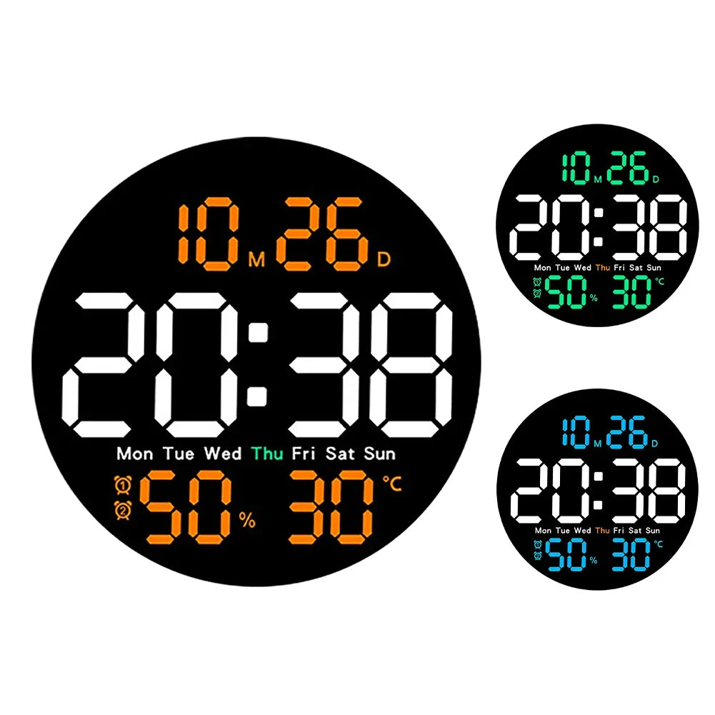 Digital Wall Clocks Large Screen With Timing Countdown Function Clocks For Home Bedroom Living Room Office Home Decoration