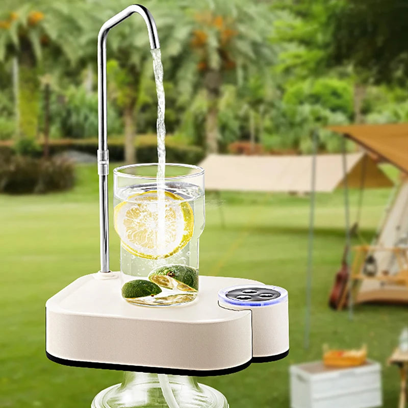Smart Electric Water Pump Rechargeable Automatic Water Dispenser for Gallon Drinking Portable Water Bottle Pump for Home Office