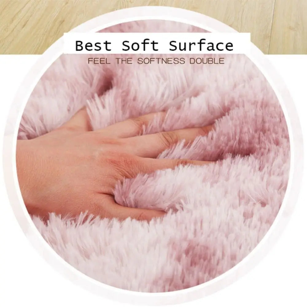 Super Soft Faux Area Rugs for Living RoomSheepskin Area Rugs for Bedroom Floor Shaggy Plush Carpet Faux Rug Bedside Rugs