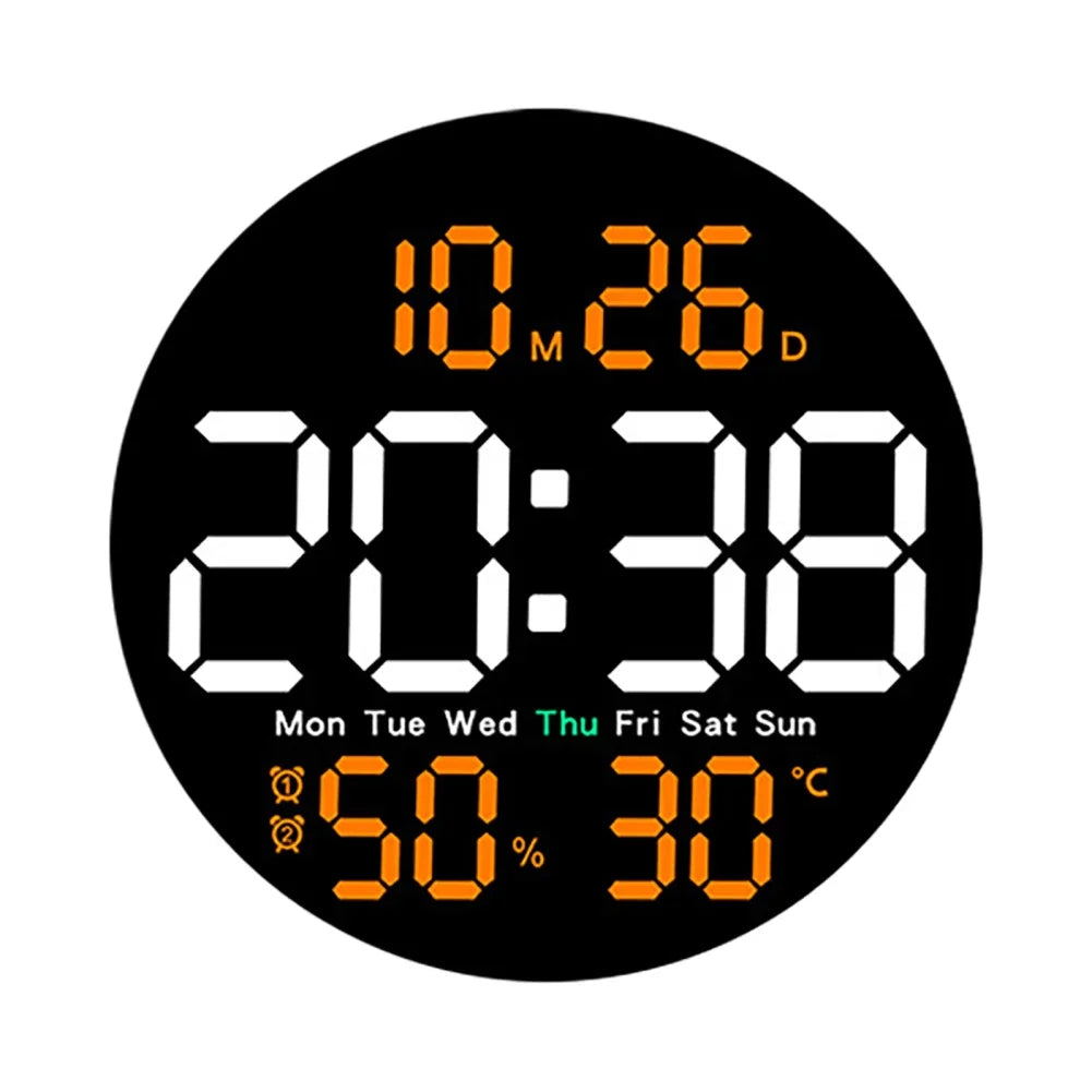 Digital Wall Clocks Large Screen With Timing Countdown Function Clocks For Home Bedroom Living Room Office Home Decoration