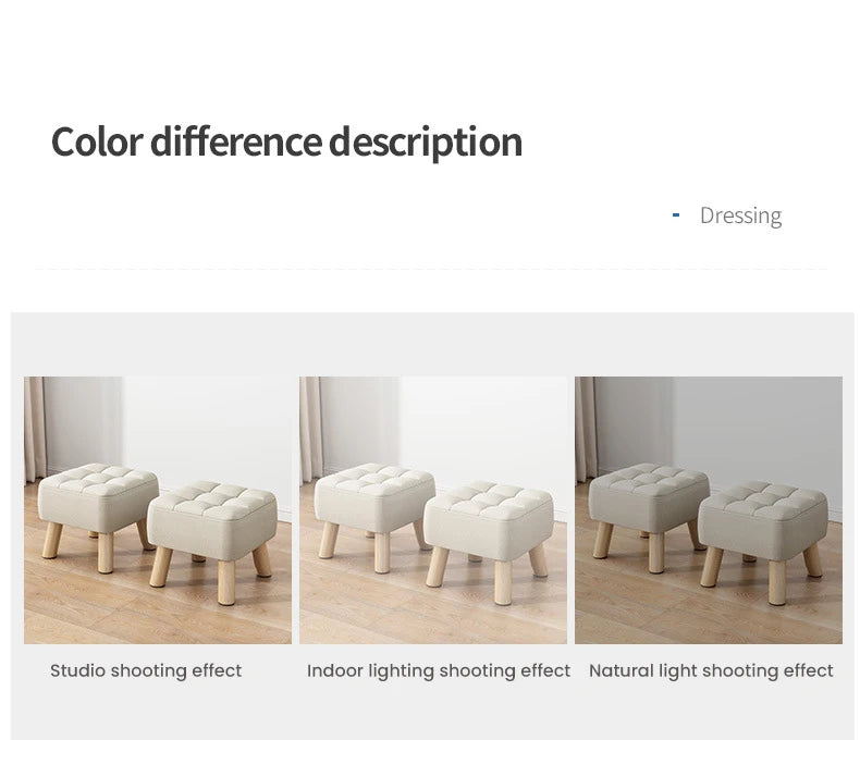 Ottoman Foot Rest Stool Hallway Ottoman Home Decor Furniture Stool Small Wooden Stools Sofa Ottomans Foot Rest Stools