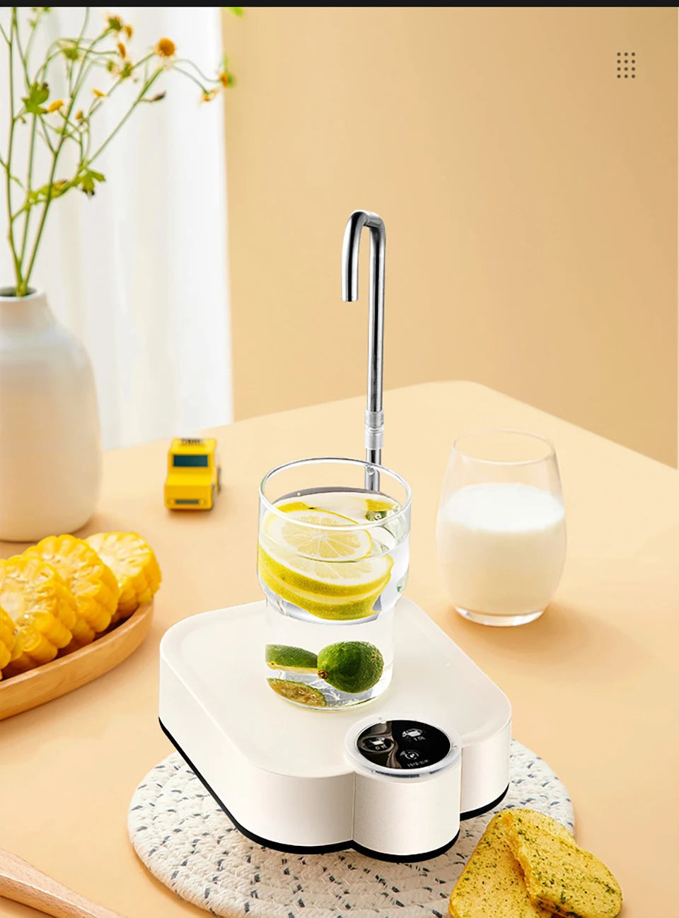 Smart Electric Water Pump Rechargeable Automatic Water Dispenser for Gallon Drinking Portable Water Bottle Pump for Home Office