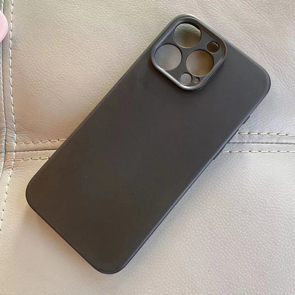 Luxury Matte Silicone Case For iphone 15 Pro Max 15 Plus Phone Cover For iphone15 Pro Max Soft TPU Back Cover Fundas
