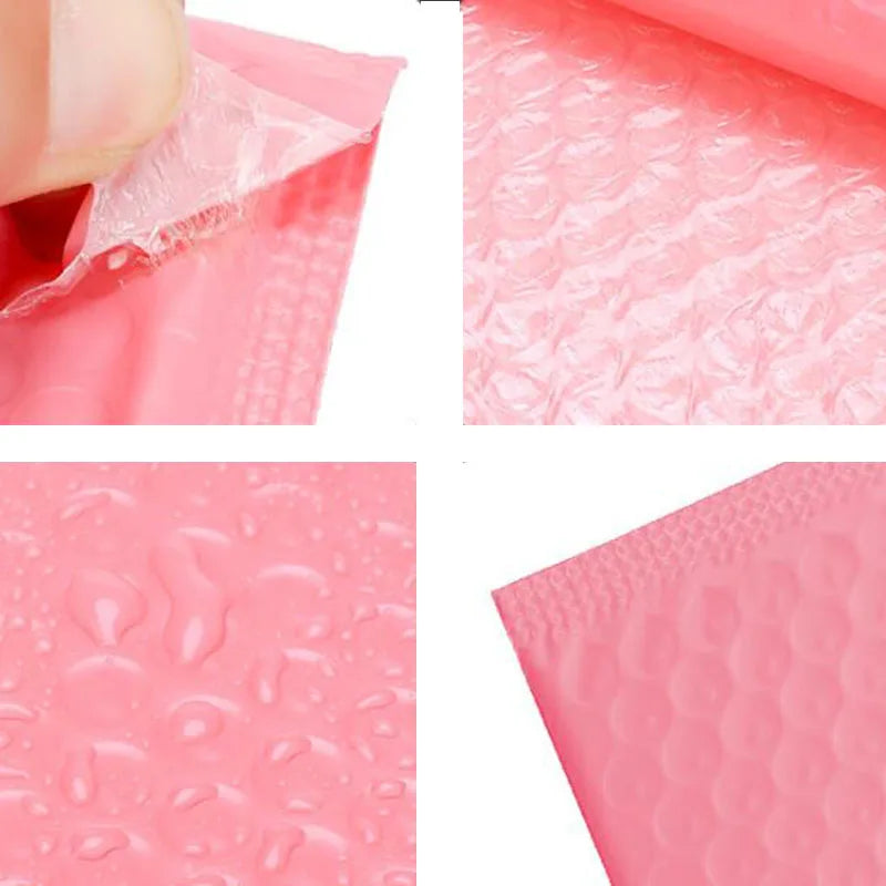 Pack of 50 Bubble Envelopes, Padded Envelopes, Poly Shockproof and Waterproof Envelopes, Ziplock Courier Bags, Fast Delivery