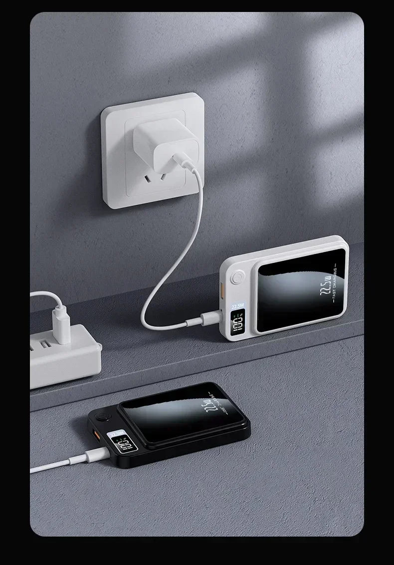 Power Bank 22.5W Magnetic Wireless Portable Chargers 30000mAh Super Fast Charging Powerbank External Battery for Iphone Xiaomi