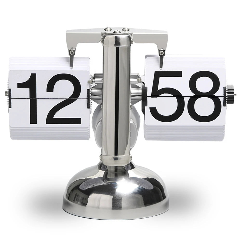A Flipping Clock with Page Turning Automatically for Modern Home Decoration.Full of Sense of Technology.Battery Included as Gift
