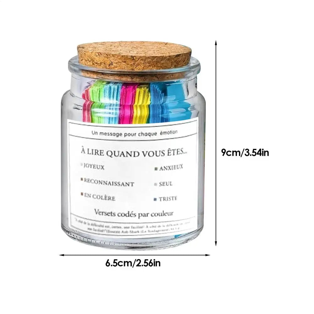 Quran Verse Jar Expresses Emotions And Feelings Glass Jar With Colored Quran Verses Muslim Prayer Jar Gifts Box