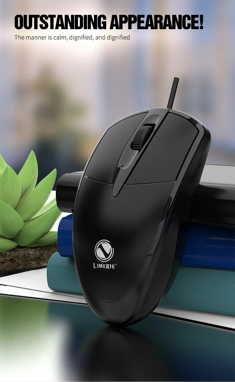 301 Wired Mouse Office Gaming Desktop Computer Laptop Business Mouse USB Optical Mouse