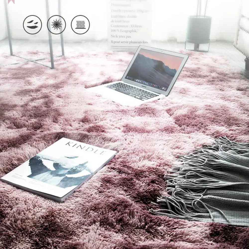 Super Soft Faux Area Rugs for Living RoomSheepskin Area Rugs for Bedroom Floor Shaggy Plush Carpet Faux Rug Bedside Rugs
