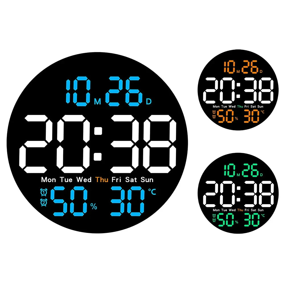 Digital Wall Clocks Large Screen With Timing Countdown Function Clocks For Home Bedroom Living Room Office Home Decoration