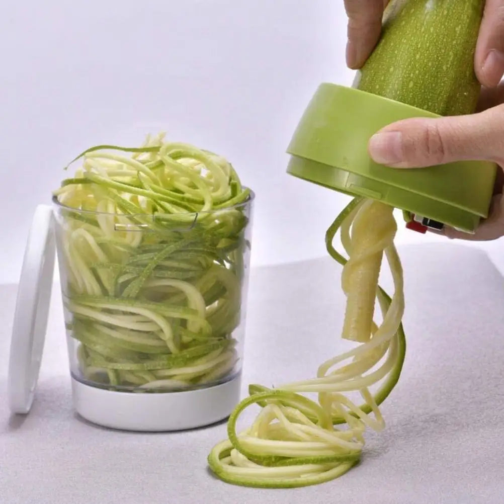 Vegetable Cutter Manual Spiral Cutter Kitchen Gadgets for Carrots Cucumbers Veggetti
