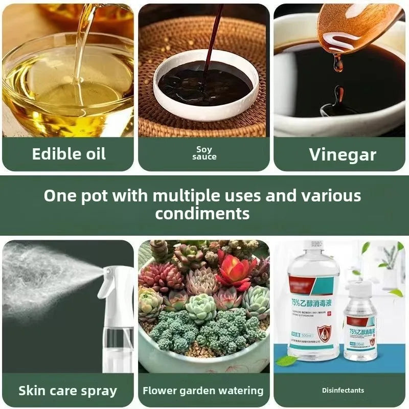 Oil Bottle Sprinkler Kitchen Gadgets Baking Condiment Bottles Cookware Bbq Refillable Barbecue Kitchen Utensils Grill Spray Bar