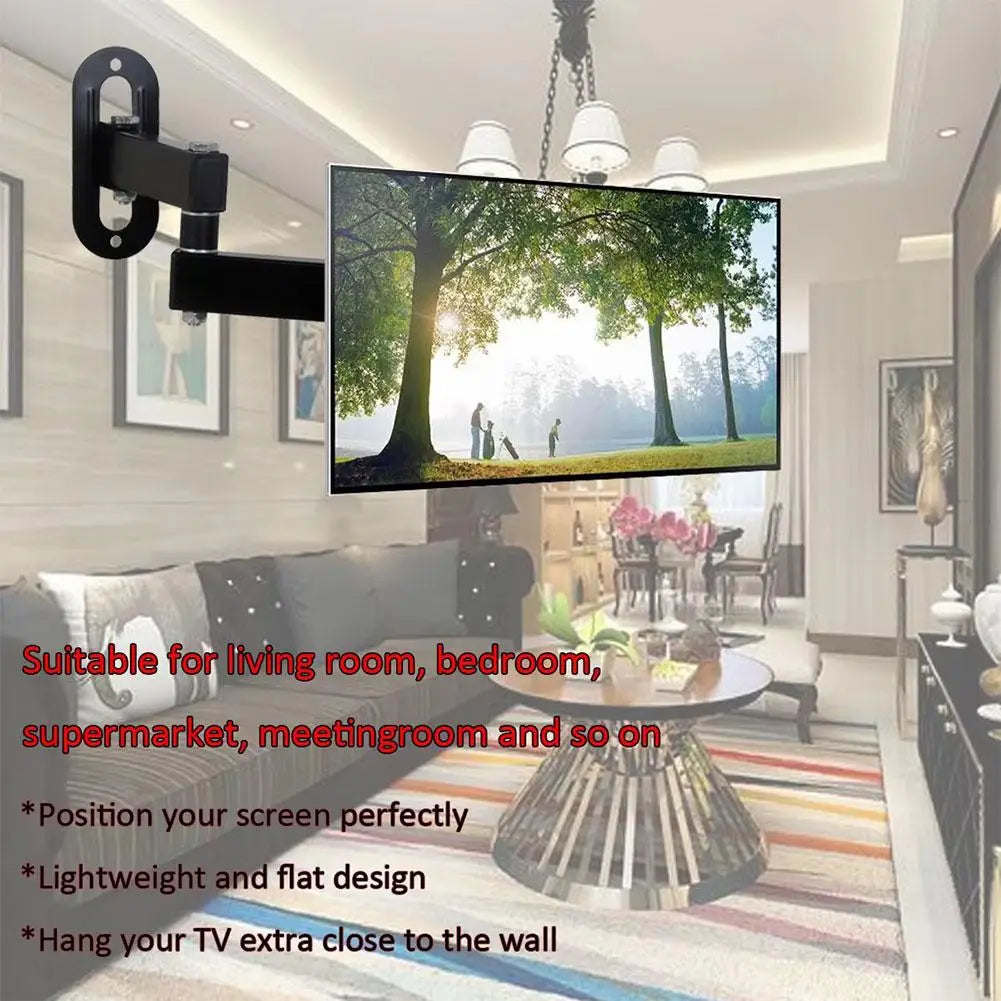 Retractable TV Stands Wall Mounting Bracket Load Bearing 30KG For 10 To 27 Inch LCD Monitor Expansion Bracket For TV Stand