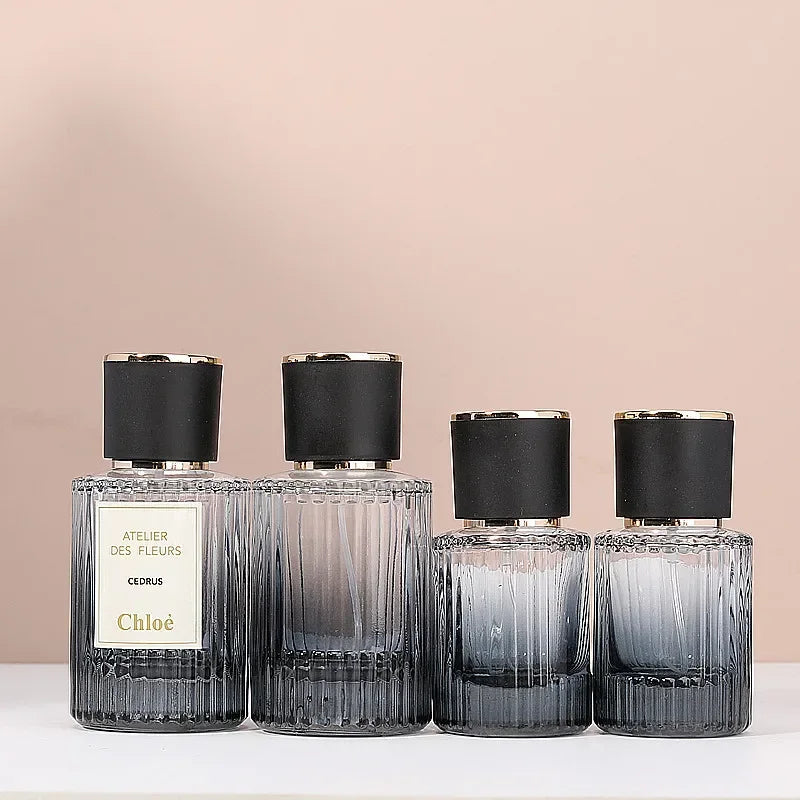 2PCS 30/50ml Empty Perfume Spray Bottles Glass Perfume Atomizer Sample Container Travel Essential Frangrance Toiletries Cosmetic