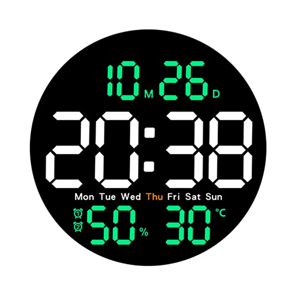 Digital Wall Clocks Large Screen With Timing Countdown Function Clocks For Home Bedroom Living Room Office Home Decoration