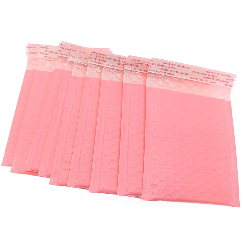 Pack of 50 Bubble Envelopes, Padded Envelopes, Poly Shockproof and Waterproof Envelopes, Ziplock Courier Bags, Fast Delivery