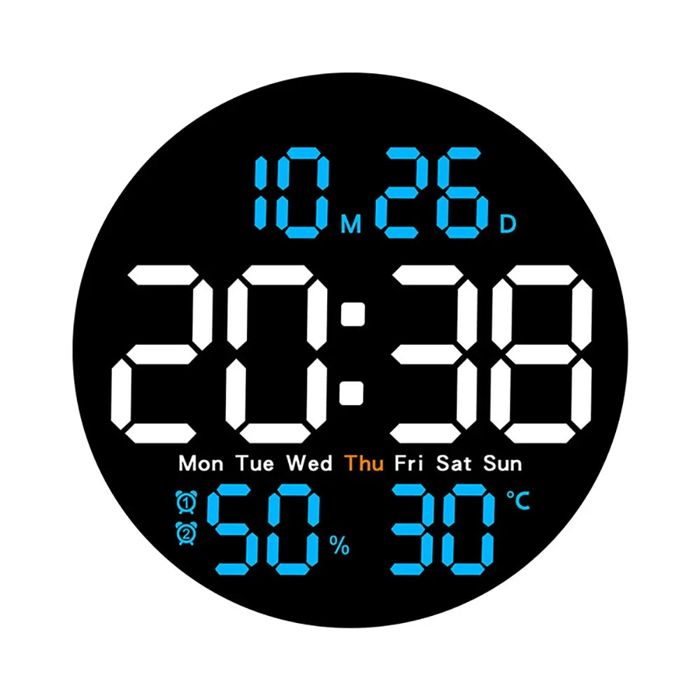 Digital Wall Clocks Large Screen With Timing Countdown Function Clocks For Home Bedroom Living Room Office Home Decoration