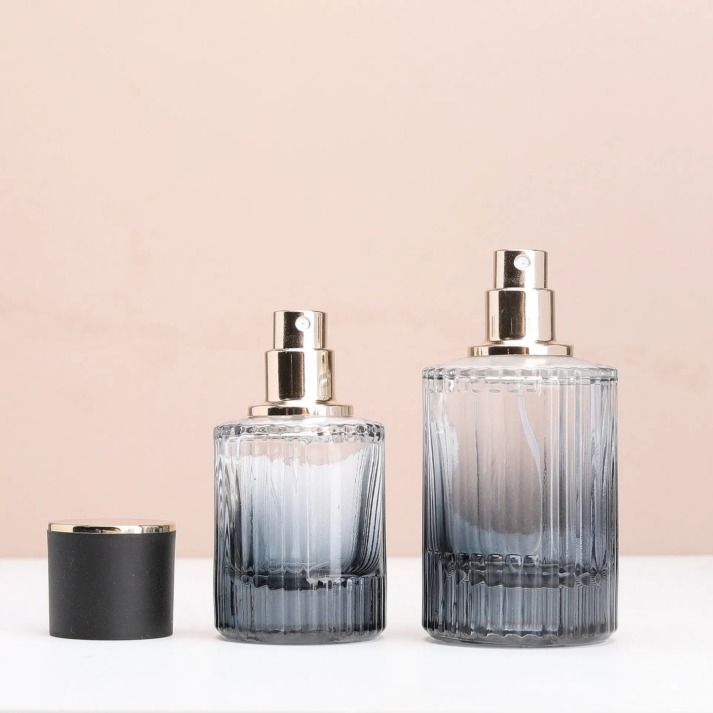 2PCS 30/50ml Empty Perfume Spray Bottles Glass Perfume Atomizer Sample Container Travel Essential Frangrance Toiletries Cosmetic