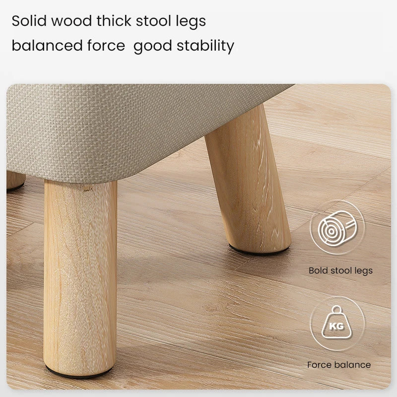 Ottoman Foot Rest Stool Hallway Ottoman Home Decor Furniture Stool Small Wooden Stools Sofa Ottomans Foot Rest Stools