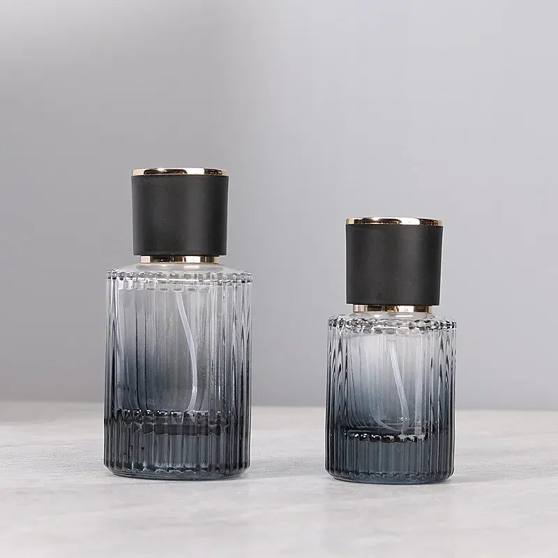 2PCS 30/50ml Empty Perfume Spray Bottles Glass Perfume Atomizer Sample Container Travel Essential Frangrance Toiletries Cosmetic