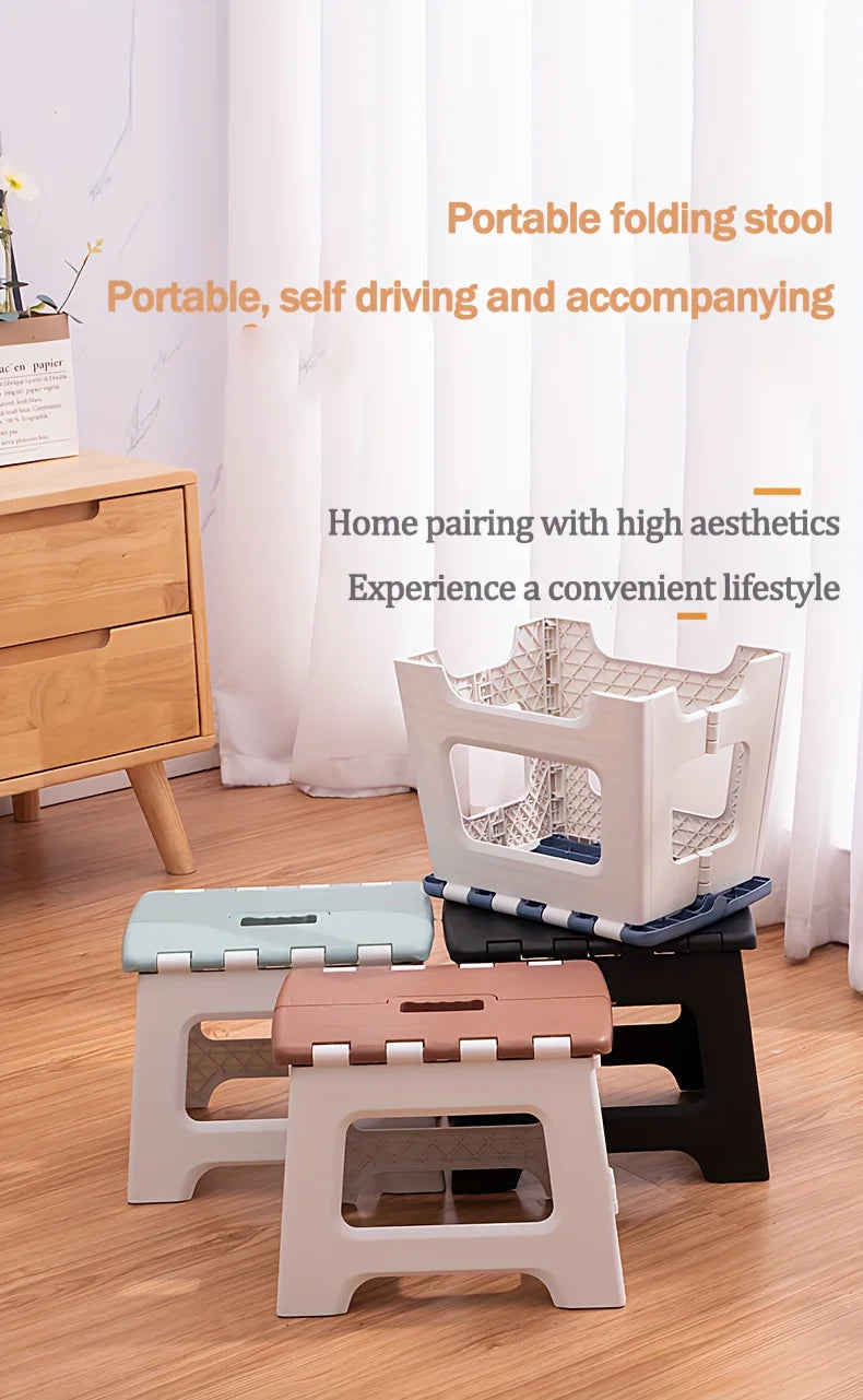 Simple Office Stool, Beautiful, Strong And Durable, Folding Stool for Home Use, Saving Space And Easy to Store, Office Stool
