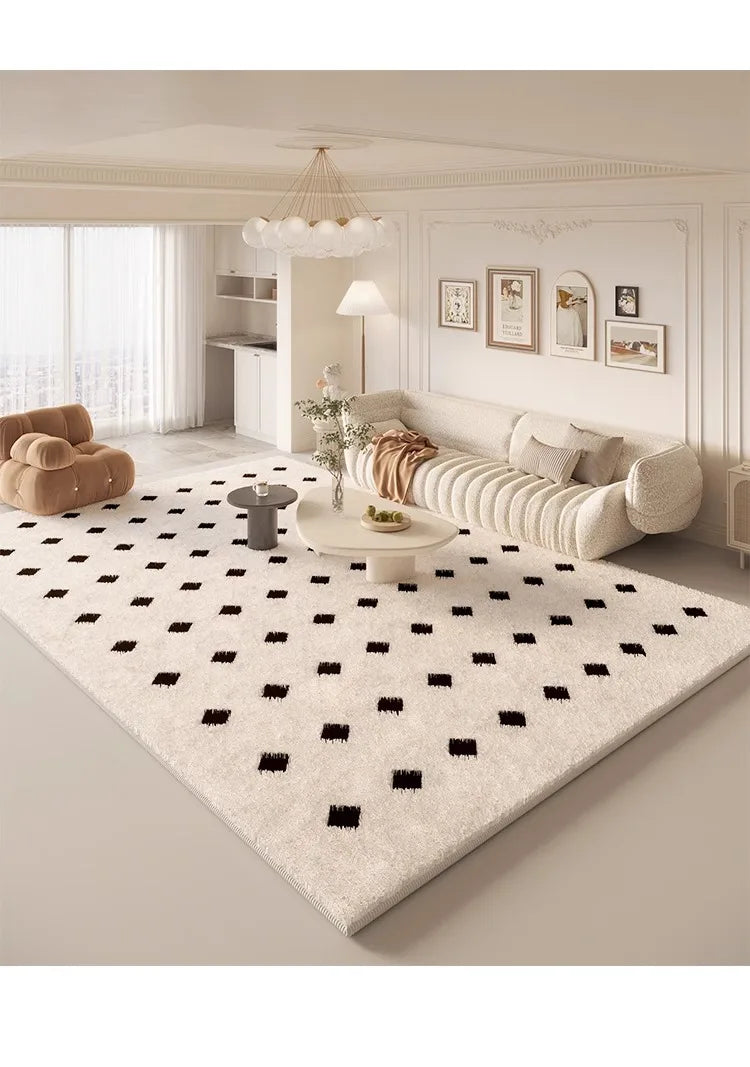 VIKAMA 1pc Rugs Living Room Premium Light Luxury Coffee Table Carpet Home Nordic Ins Style Bedroom Floor Mats