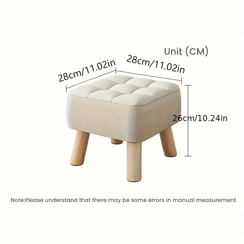 Ottoman Foot Rest Stool Hallway Ottoman Home Decor Furniture Stool Small Wooden Stools Sofa Ottomans Foot Rest Stools