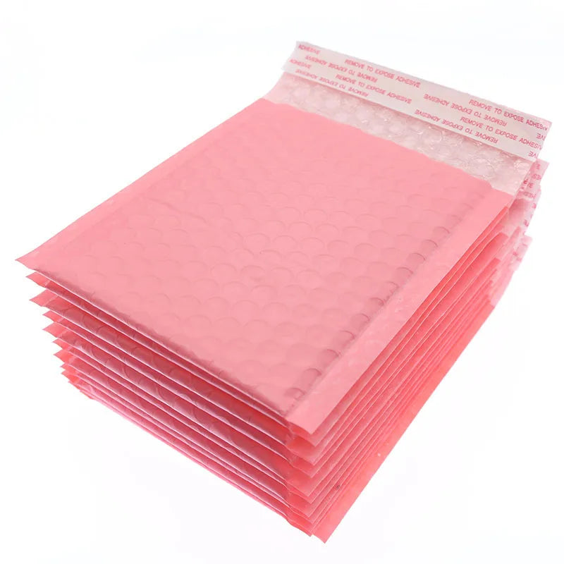Pack of 50 Bubble Envelopes, Padded Envelopes, Poly Shockproof and Waterproof Envelopes, Ziplock Courier Bags, Fast Delivery
